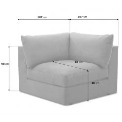 Fredriks Eckelement Dixwell - Flachgewebe - Kaschmir -Wohnzimmermöbel boutique en ligne 1000202124 200304 18044500142 SKETCH DETAILS P000000001000202124 sketch