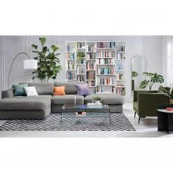 Fredriks Recamiere Dixwell - Flachgewebe - Grau - Armlehne davorstehend links -Wohnzimmermöbel boutique en ligne 1000202154 220114 06540600087 MOOD DETAILS P000000001000202154 mood