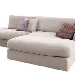 Fredriks Wohnlandschaft Dixwell III - Flachgewebe - Kaschmir - Ottomane davorstehend rechts -Wohnzimmermöbel boutique en ligne 1000202347 210330 06412100227 DETAILS P000000001000202347