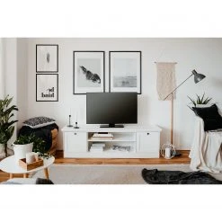 Norrwood TV-Lowboard Woodland - Weiß -Wohnzimmermöbel boutique en ligne 1000202460 200124 09542700151 MOOD DETAILS P000000001000202460 mood