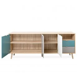 Norrwood Sideboard Bibury II - Mehrfarbig / Eiche Sonoma Dekor -Wohnzimmermöbel boutique en ligne 1000202461 200124 09542900169 DETAILS P000000001000202461