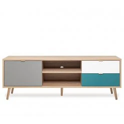 Norrwood TV-Lowboard Bibury - Mehrfarbig / Eiche Sonoma Dekor -Wohnzimmermöbel boutique en ligne 1000202463 200124 09543300192 DETAILS P000000001000202463