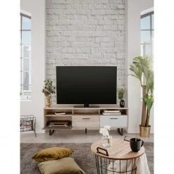 Norrwood TV-Lowboard Brookton - Mehrfarbig / Eiche Dekor -Wohnzimmermöbel boutique en ligne 1000202464 200124 09543500199 MOOD DETAILS P000000001000202464 mood