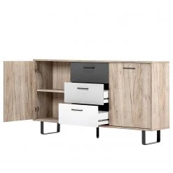 Norrwood Sideboard Brookton - Mehrfarbig / Eiche Dekor 27 Norrwood Sideboard Brookton - Mehrfarbig / Eiche Dekor -Wohnzimmermöbel boutique en ligne 1000202465 200124 09544000223 DETAILS P000000001000202465