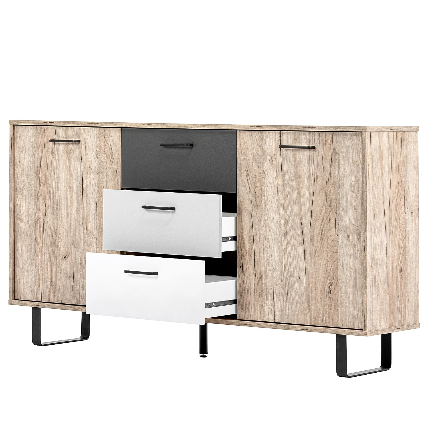 Norrwood Sideboard Brookton - Mehrfarbig / Eiche Dekor 14 Norrwood Sideboard Brookton - Mehrfarbig / Eiche Dekor – Bild 14