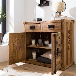 Wolf-Möbel Kommode Container II - Sheesham -Wohnzimmermöbel boutique en ligne 1000202467 210127 06211100003 MOOD DETAILS P000000001000202467 mood