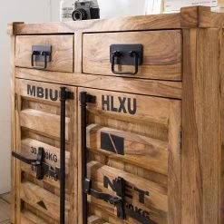 Wolf-Möbel Kommode Container II - Sheesham -Wohnzimmermöbel boutique en ligne 1000202467 210127 06211500005 DETAILS P000000001000202467