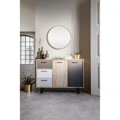 Norrwood Kommode Brookton III - Mehrfarbig / Eiche Dekor -Wohnzimmermöbel boutique en ligne 1000202472 200124 09544200235 MOOD DETAILS P000000001000202472 mood