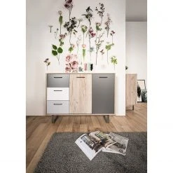 Norrwood Kommode Brookton III - Mehrfarbig / Eiche Dekor -Wohnzimmermöbel boutique en ligne 1000202472 200124 09544200236 MOOD DETAILS P000000001000202472 mood