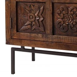 Wolf-Möbel Kommode Carving - Akazie massiv / Metall - Akazie / Schwarz 30 Wolf-Möbel Kommode Carving - Akazie massiv / Metall - Akazie / Schwarz -Wohnzimmermöbel boutique en ligne 1000202474 201008 14583000007 DETAILS P000000001000202474