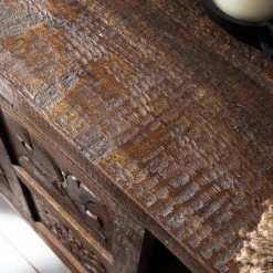 Wolf-Möbel Kommode Carving - Akazie massiv / Metall - Akazie / Schwarz 40 Wolf-Möbel Kommode Carving - Akazie massiv / Metall - Akazie / Schwarz -Wohnzimmermöbel boutique en ligne 1000202474 210127 06221000033 DETAILS P000000001000202474