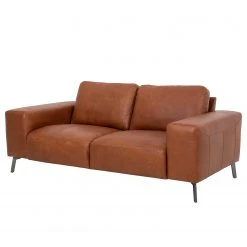 Studio Copenhagen Sofa Volx (2-Sitzer) - Anilinleder- Cognac