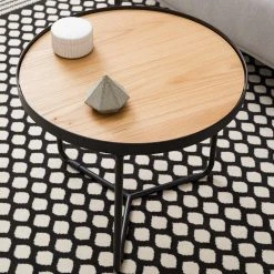 Fredriks Couchtischset Permet (2er-Set) - Echtholzfurnier - Eiche / Schwarz -Wohnzimmermöbel boutique en ligne 1000204348 200212 13333800006 MOOD DETAILS P000000001000204348 mood