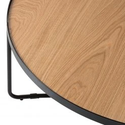 Fredriks Couchtischset Permet (2er-Set) - Echtholzfurnier - Eiche / Schwarz -Wohnzimmermöbel boutique en ligne 1000204348 200212 13333900022 DETAILS P000000001000204348