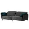 Jack & Alice Bigsofa Morada - Samt - Grau / Petrol