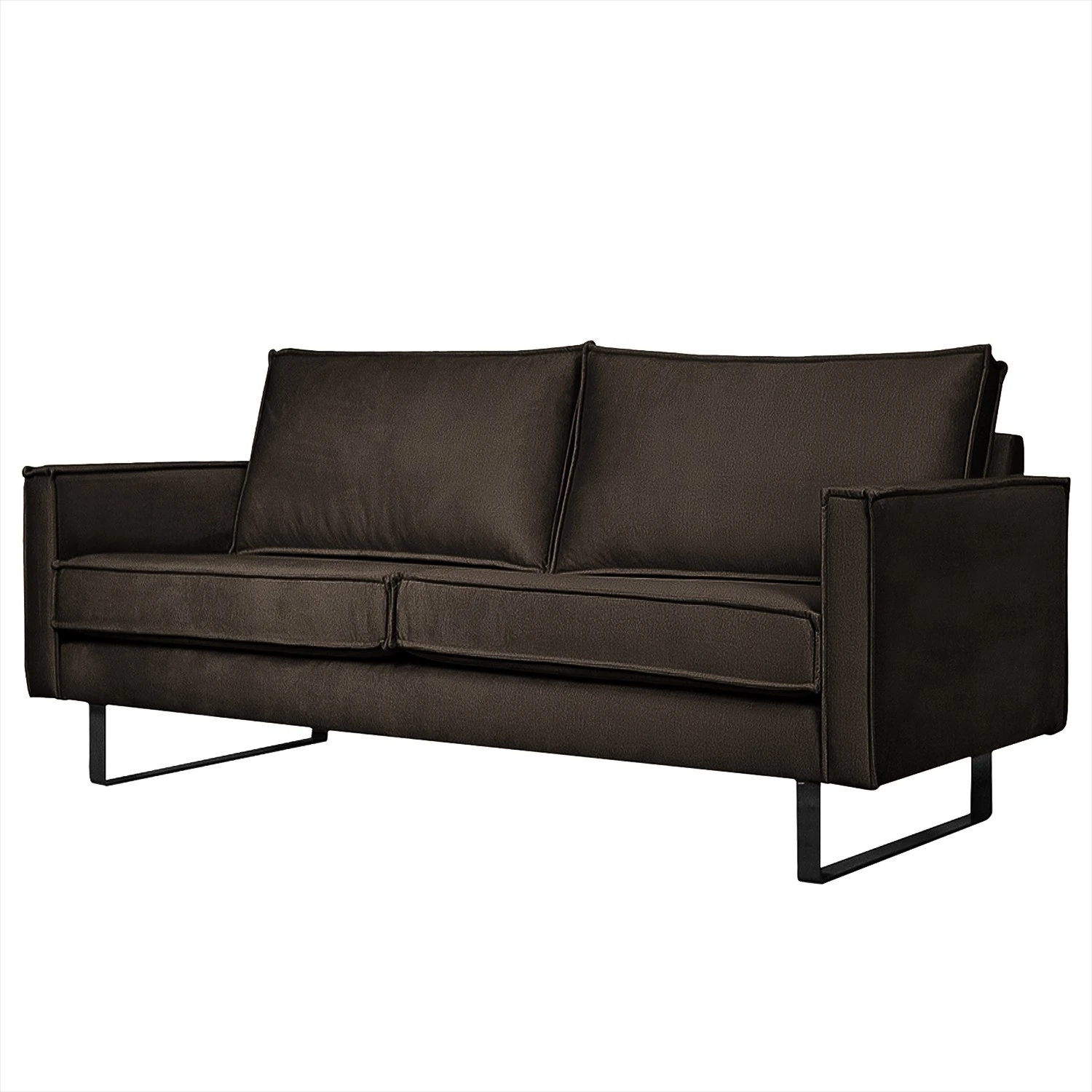 Ars manufacti Sofa Liel II (2,5-Sitzer) - Samt - Samt Onoli: Espresso 1 Ars manufacti Sofa Liel II (2,5-Sitzer) - Samt - Samt Onoli: Espresso