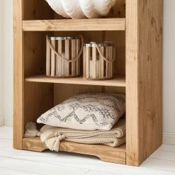 Maison Belfort Wohnwand Finca Rustica I (3-teilig) - Kiefer massiv - Kiefer Natur -Wohnzimmermöbel boutique en ligne 1000205046 200511 14244300012 DETAILS P000000001000205046