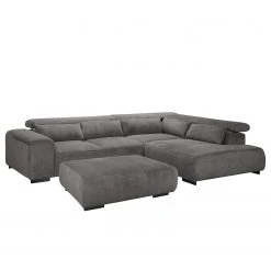 Fredriks Polsterhocker Dolton - Microfaser - Grau -Wohnzimmermöbel boutique en ligne 1000205110 200310 12341900054 DETAILS P000000001000205110