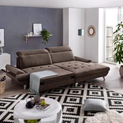 Fredriks Ecksofa Gorman - Microfaser - Taupe - Longchair davorstehend rechts - Schlaffunktion -Wohnzimmermöbel boutique en ligne 1000205237 200310 12355301027 MOOD DETAILS P000000001000205237 mood