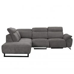 Fredriks Ecksofa NoHo - Microfaser - Grau - Ottomane davorstehend links - Relaxfunktion -Wohnzimmermöbel boutique en ligne 1000205275 200310 12363201397 DETAILS P000000001000205275