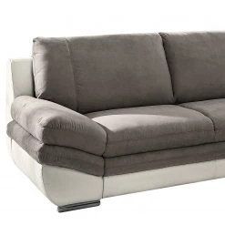 Fredriks Ecksofa Gerton - Kunstleder - Grauweiß - Ottomane davorstehend rechts -Wohnzimmermöbel boutique en ligne 1000205321 200310 12372001867 DETAILS P000000001000205321