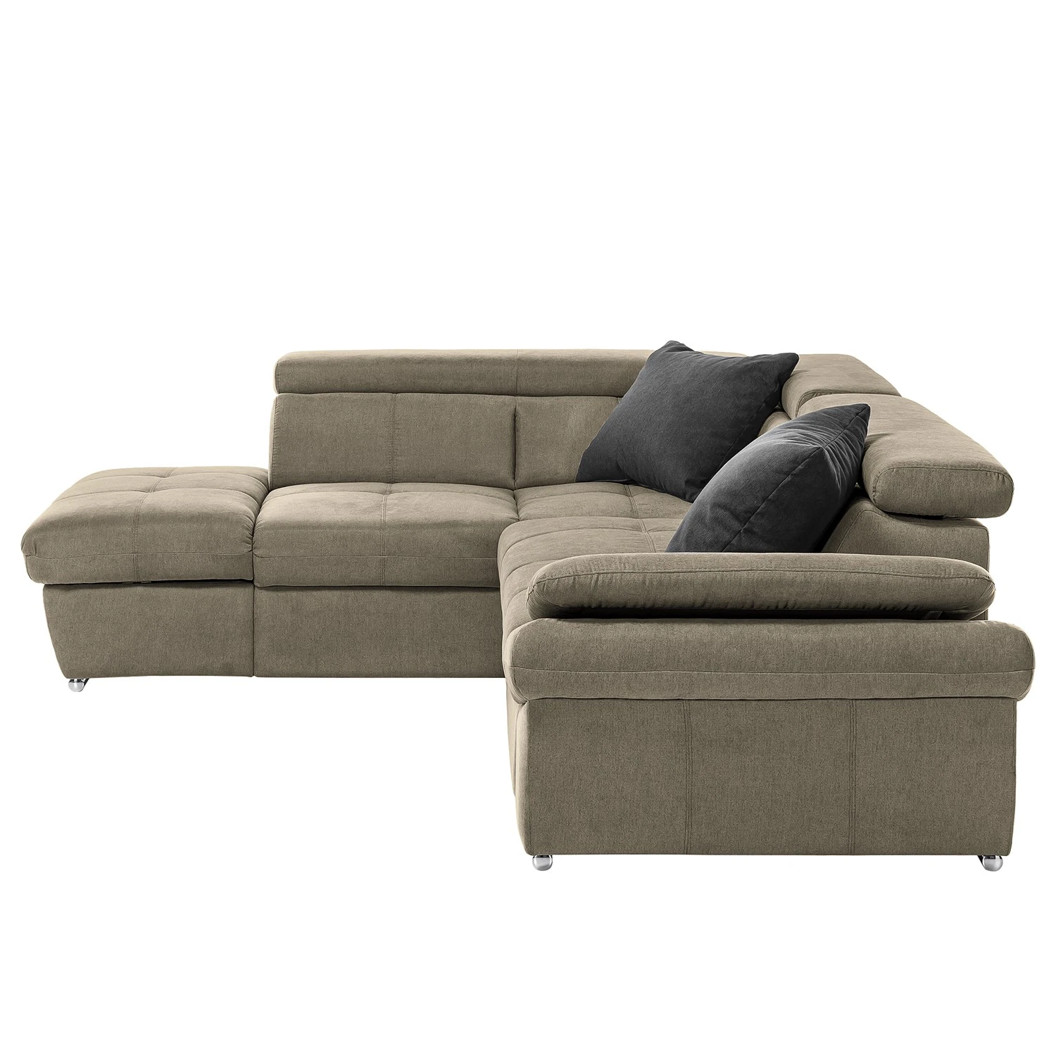 Fredriks Ecksofa Barvas I - Strukturstoff - Lichtgrau - Ottomane davorstehend links - Keine Funktion 5 Fredriks Ecksofa Barvas I - Strukturstoff - Lichtgrau - Ottomane davorstehend links - Keine Funktion – Bild 5