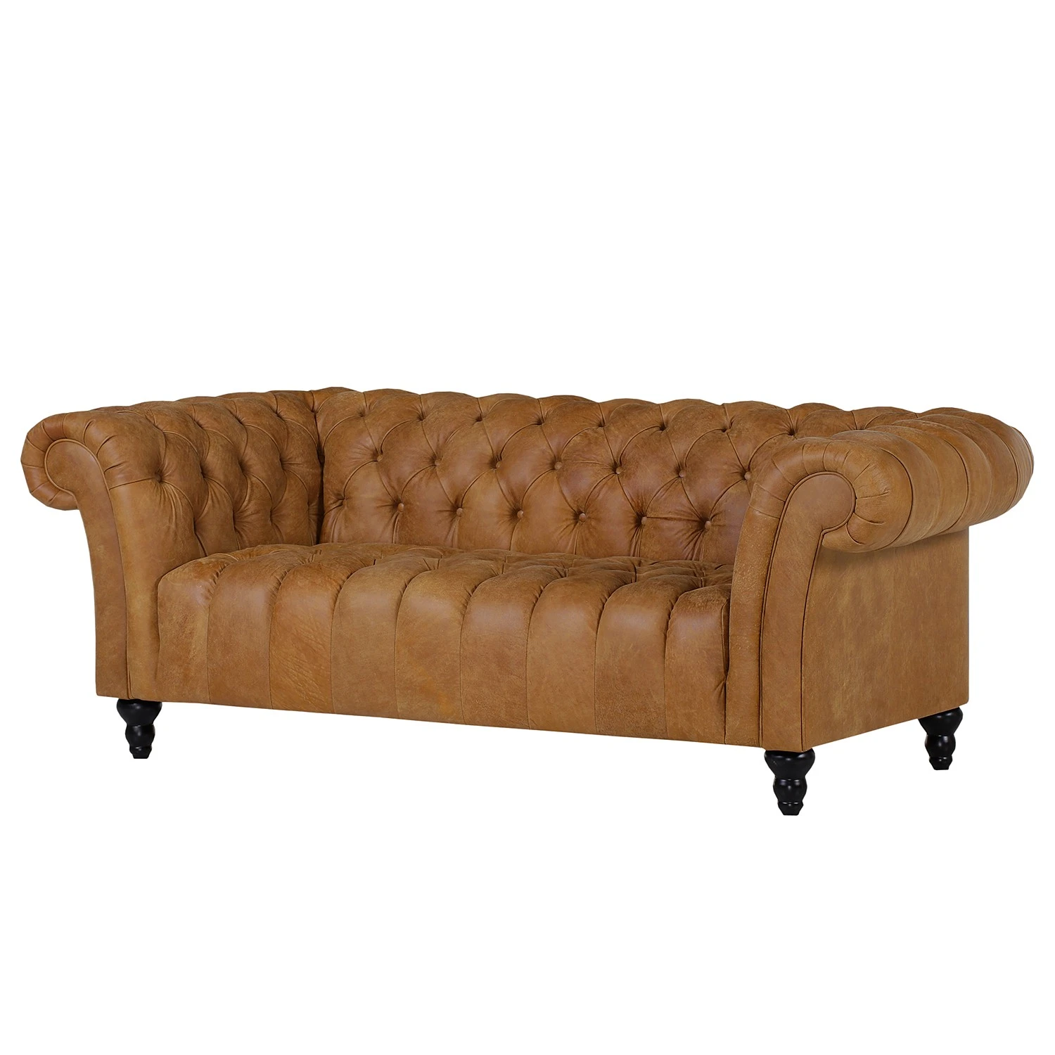 Naturoo Sofa Boyce (3-Sitzer) - Echtleder - Cognac 1 Naturoo Sofa Boyce (3-Sitzer) - Echtleder - Cognac