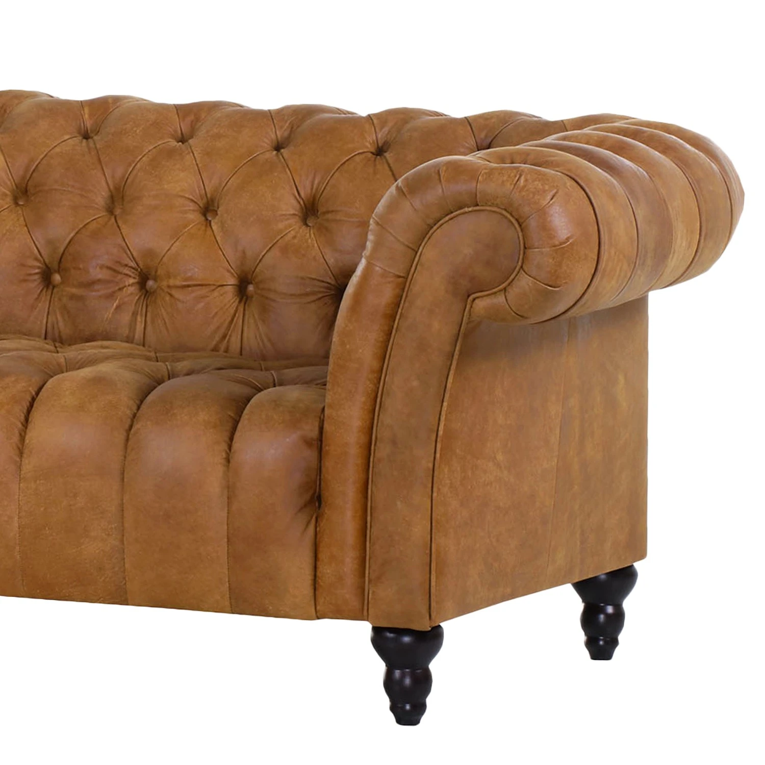 Naturoo Sofa Boyce (3-Sitzer) - Echtleder - Cognac 4 Naturoo Sofa Boyce (3-Sitzer) - Echtleder - Cognac – Bild 4