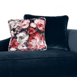 Ridgevalley Recamiere Lusse - Samt - Marineblau - Armlehne davorstehend rechts -Wohnzimmermöbel boutique en ligne 1000205780 200227 16252600292 DETAILS P000000001000205780