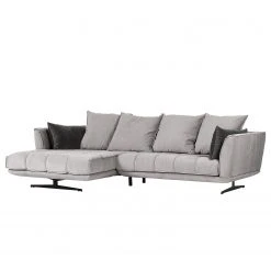 Loftscape Ecksofa Beckley II - Samt - Ottomane davorstehend links