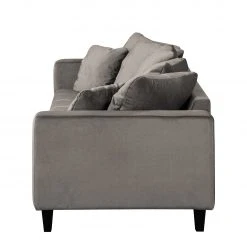 Red Living Sofa Elnora (3-Sitzer) - Samt - Grau -Wohnzimmermöbel boutique en ligne 1000206629 200302 15040900063 DETAILS P000000001000206629