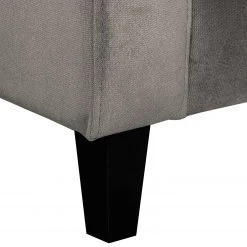 Red Living Sofa Elnora (3-Sitzer) - Samt - Grau -Wohnzimmermöbel boutique en ligne 1000206629 200302 15040900069 DETAILS P000000001000206629