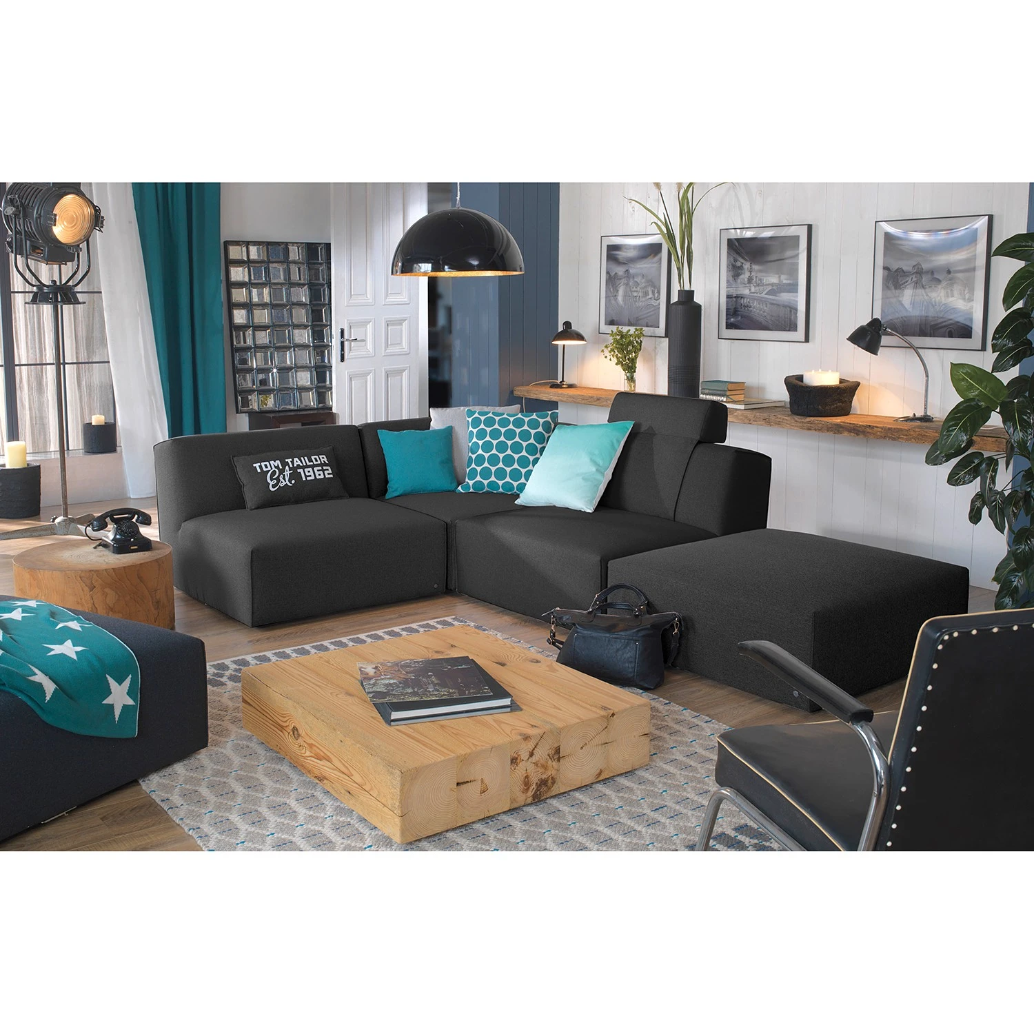 Tom Tailor Ecksofa Elements IX - Webstoff - Stoff TBO: 9 anthrazite 3 Tom Tailor Ecksofa Elements IX - Webstoff - Stoff TBO: 9 anthrazite – Bild 3