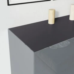 Germania Kommode Mesa II - Glas - Silbergrau / Graphit -Wohnzimmermöbel boutique en ligne 1000206712 200305 17323700252 DETAILS P000000001000206712