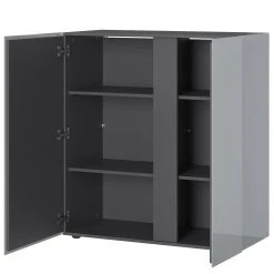 Germania Kommode Mesa I - Glas - Silbergrau / Graphit -Wohnzimmermöbel boutique en ligne 1000206714 200305 17323800269 DETAILS P000000001000206714