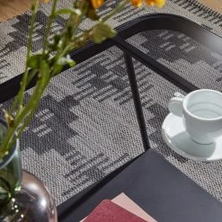 Norrwood Couchtisch Kisko - Glas / Metall - Grau / Schwarz -Wohnzimmermöbel boutique en ligne 1000206927 200306 14383100008 MOOD DETAILS P000000001000206927 mood