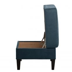 Norrwood Polsterhocker Koski I - Webstoff - Webstoff Lito: Marineblau -Wohnzimmermöbel boutique en ligne 1000207104 200709 15464600319 DETAILS P000000001000207104