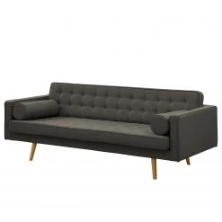 Norrwood Sofa Kitee I (3-Sitzer) - Webstoff Rona: Dunkelgrau