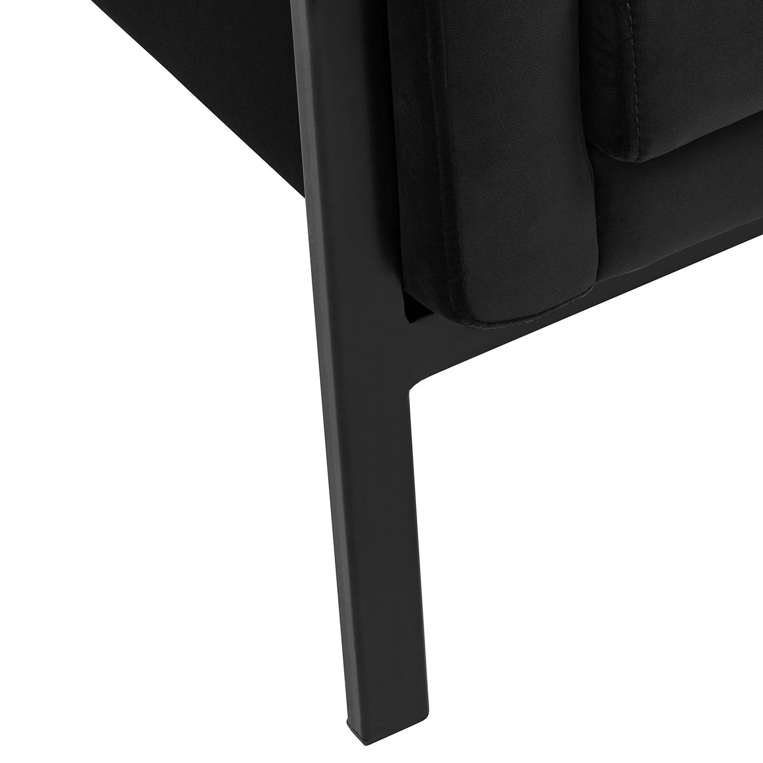 Norrwood Sessel Hanko I - Samt Ravi: Schwarz 10 Norrwood Sessel Hanko I - Samt Ravi: Schwarz – Bild 10