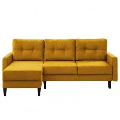 Norrwood Ecksofa Koski I - Webstoff - Webstoff Lito: Maisgelb - Longchair davorstehend links -Wohnzimmermöbel boutique en ligne 1000207321 200520 14272900753 DETAILS P000000001000207321