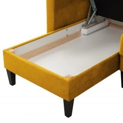 Norrwood Ecksofa Koski I - Webstoff - Webstoff Lito: Maisgelb - Longchair davorstehend links -Wohnzimmermöbel boutique en ligne 1000207321 200520 14273000762 DETAILS P000000001000207321