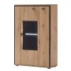 Loftscape Highboard Buena - Balkeneiche Dekor / Anthrazit