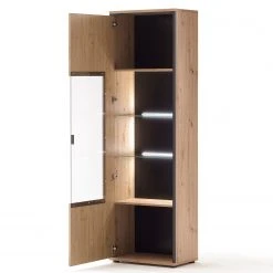 Loftscape Standvitrine Buena - Balkeneiche Dekor / Anthrazit -Wohnzimmermöbel boutique en ligne 1000207354 200317 14284900061 DETAILS P000000001000207354