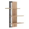 Loftscape Wandregal Buena - Balkeneiche Dekor / Anthrazit