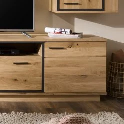 Naturoo TV-Lowboard Doora II - Asteiche teilmassiv - Asteiche Bianco / Graphit -Wohnzimmermöbel boutique en ligne 1000207358 200317 14290800086 DETAILS P000000001000207358