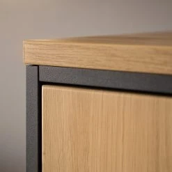 Naturoo Hängevitrine Doora - Asteiche teilmassiv - Asteiche Bianco / Graphit -Wohnzimmermöbel boutique en ligne 1000207362 200317 14293100118 DETAILS P000000001000207362