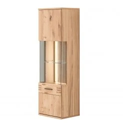 Loftscape Hängevitrine Salvo - Eiche teilmassiv - Balkeneiche Bianco / Grau