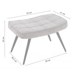 Polsterhocker Bixby - Cord -Wohnzimmermöbel boutique en ligne 1000209129 200415 11583200017 SKETCH DETAILS P000000001000209129 sketch