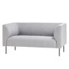 Fredriks Sofa Kolkki (2-Sitzer) - Webstoff - Hellgrau