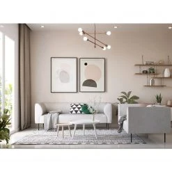 Fredriks Sofa Kolkki (2-Sitzer) - Webstoff - Hellgrau 11 Fredriks Sofa Kolkki (2-Sitzer) - Webstoff - Hellgrau -Wohnzimmermöbel boutique en ligne 1000209153 200415 11595500095 MOOD DETAILS P000000001000209153 mood